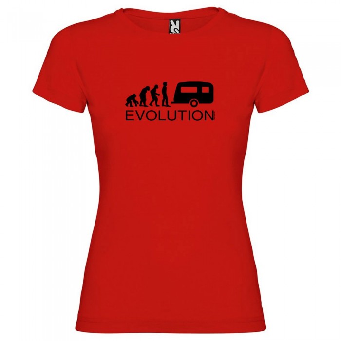 [해외]KRUSKIS Evolution Caravanning 반팔 티셔츠 4137539413 Red