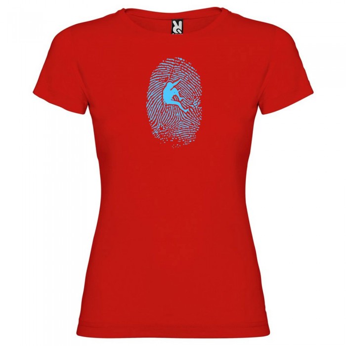 [해외]KRUSKIS Climber Fingerprint 반팔 티셔츠 4137539911 Red