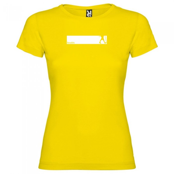 [해외]KRUSKIS Trekk 프레임 반팔 티셔츠 4137540113 Yellow