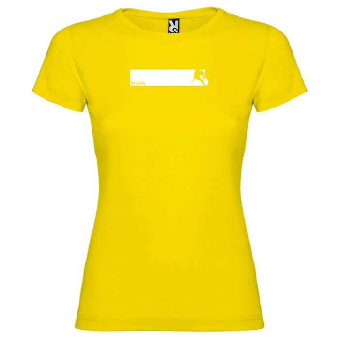 [해외]KRUSKIS Climb 프레임 반팔 티셔츠 4137540121 Yellow