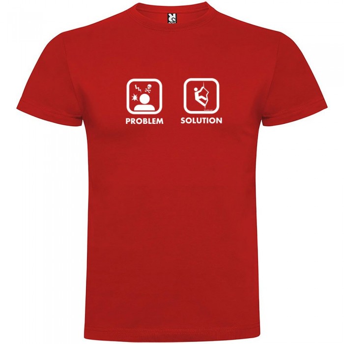 [해외]KRUSKIS 프로blem 솔루션 Climb 반팔 티셔츠 4137538144 Red