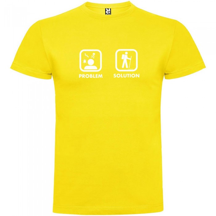 [해외]KRUSKIS 프로blem 솔루션 Trek 반팔 티셔츠 4137538221 Yellow