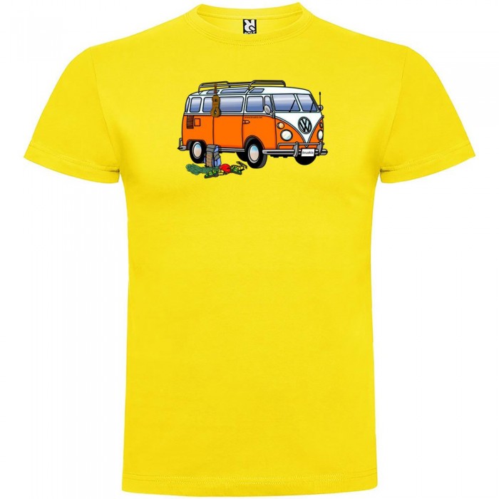 [해외]KRUSKIS Hippie Van Climbing 반팔 티셔츠 4137538634 Yellow