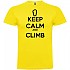 [해외]KRUSKIS Keep Calm And Climb 반팔 티셔츠 4137539088 Yellow