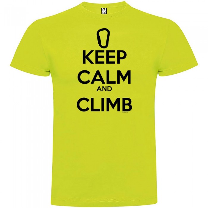 [해외]KRUSKIS Keep Calm And Climb 반팔 티셔츠 4137539089 Light Green