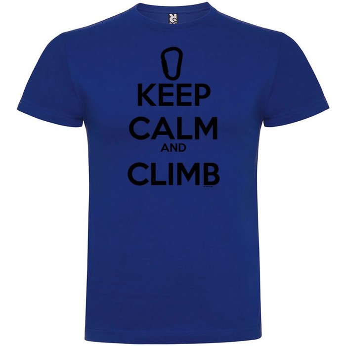 [해외]KRUSKIS Keep Calm And Climb 반팔 티셔츠 4137539091 Royal Blue