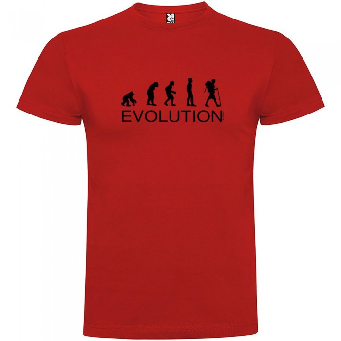 [해외]KRUSKIS Evolution 하이킹 반팔 티셔츠 4137539404 Red
