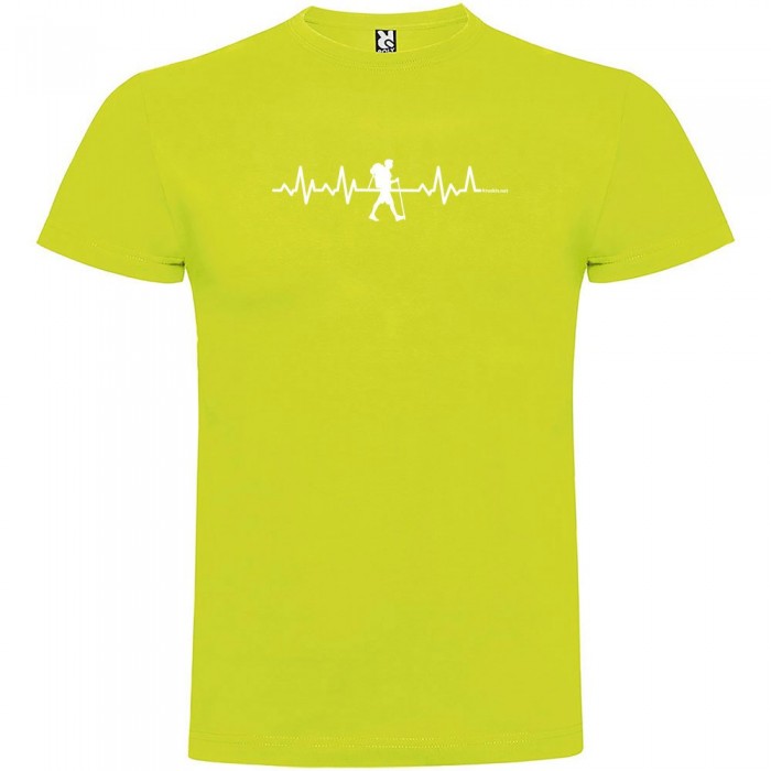 [해외]KRUSKIS Trekking Heartbeat 반팔 티셔츠 4137539719 Light Green