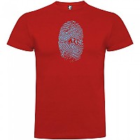 [해외]KRUSKIS Mountain Fingerprint 반팔 티셔츠 4137539918 Red
