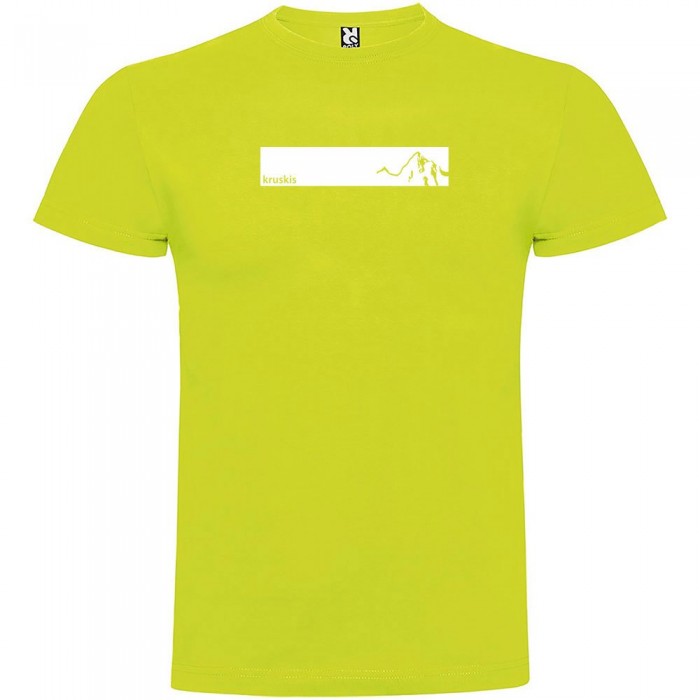[해외]KRUSKIS Mountain 프레임 반팔 티셔츠 4137540124 Light Green