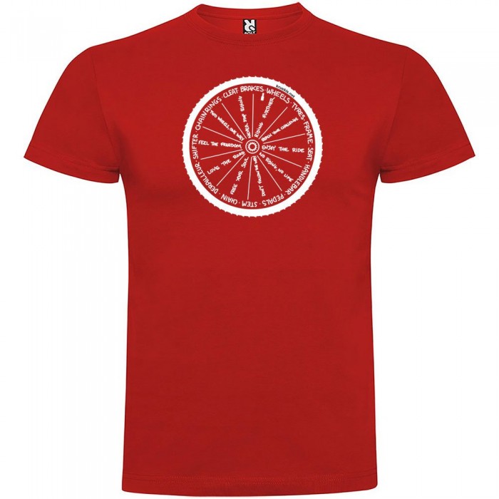 [해외]KRUSKIS Wheel 반팔 티셔츠 1137538287 Red
