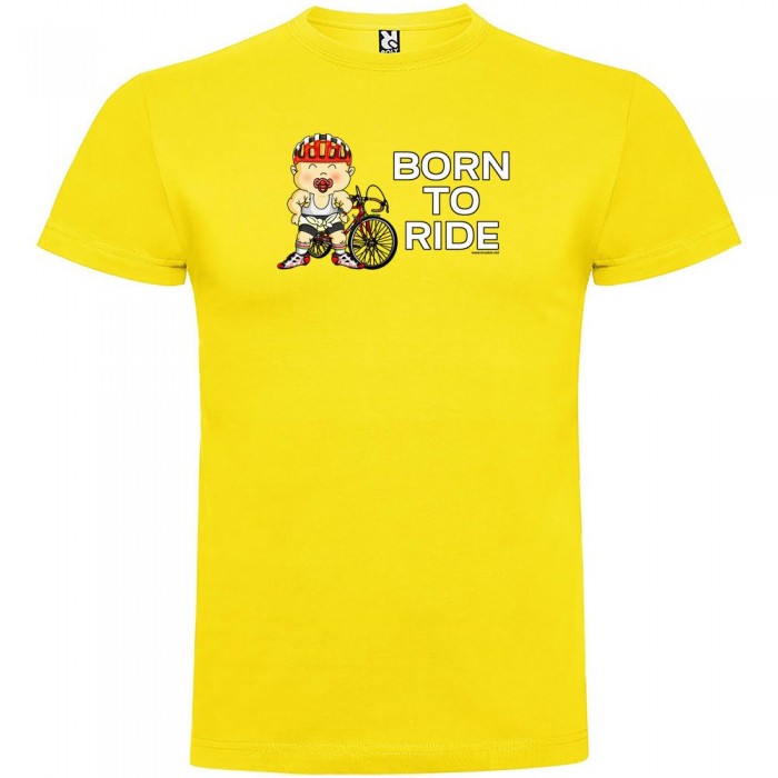 [해외]KRUSKIS Born To Ride 반팔 티셔츠 1137538784 Yellow