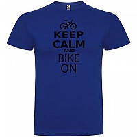 [해외]KRUSKIS Keep Calm And Bike On 반팔 티셔츠 1137539368 Royal Blue