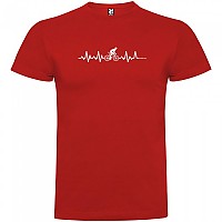 [해외]KRUSKIS Biking Heartbeat 반팔 티셔츠 1137539737 Red