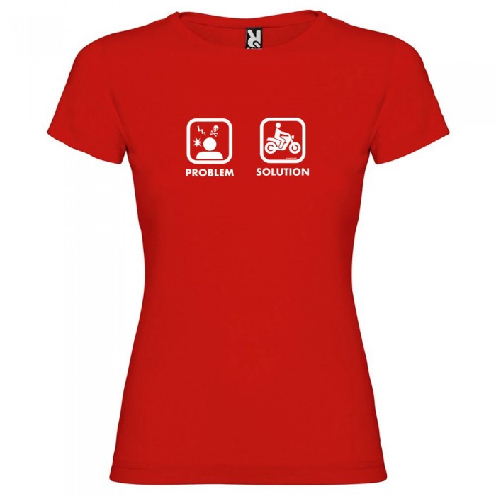 [해외]KRUSKIS 프로blem 솔루션 Ride 반팔 티셔츠 9137538170 Red