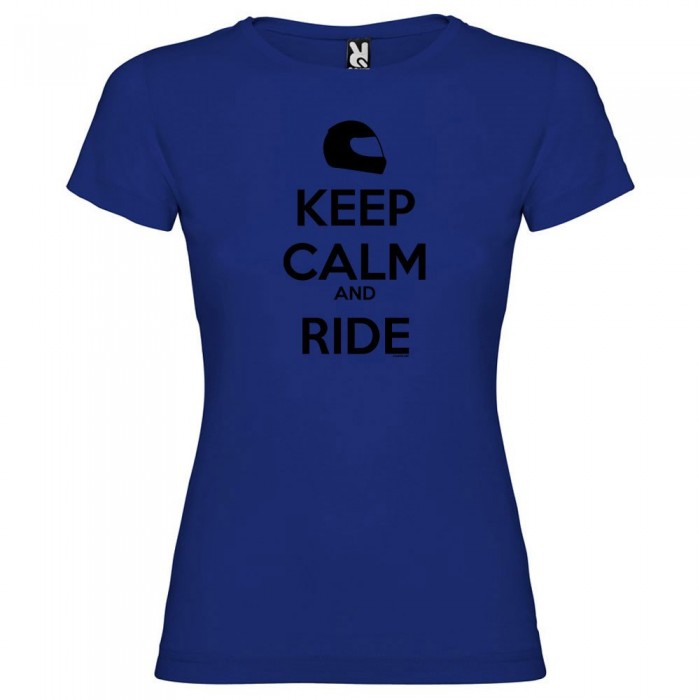 [해외]KRUSKIS Keep Calm And Ride 반팔 티셔츠 9137539114 Royal Blue
