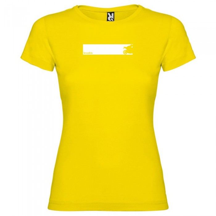 [해외]KRUSKIS Motorbike 프레임 반팔 티셔츠 9137540193 Yellow
