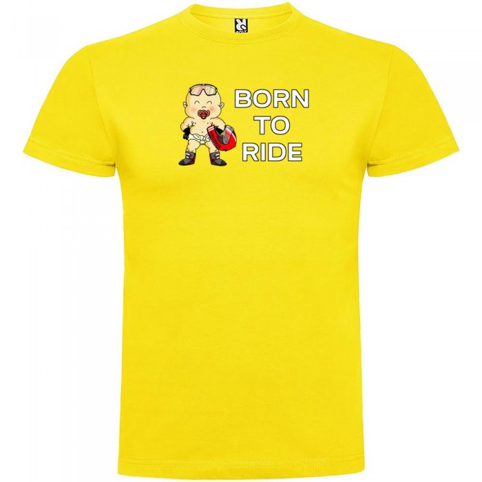 [해외]KRUSKIS Born To Ride 반팔 티셔츠 9137538654 Yellow