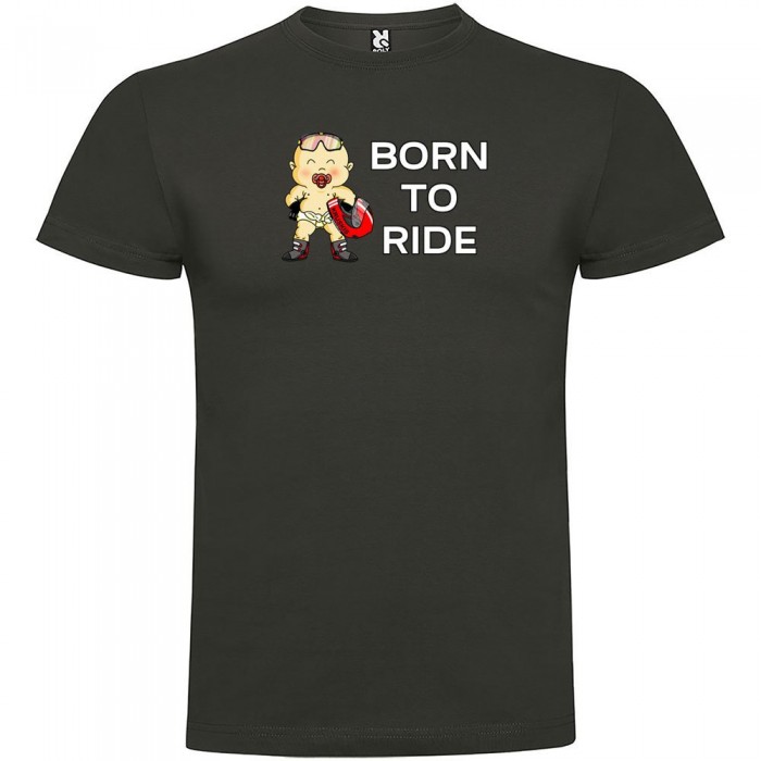 [해외]KRUSKIS Born To Ride 반팔 티셔츠 9137538657 Dark Grey