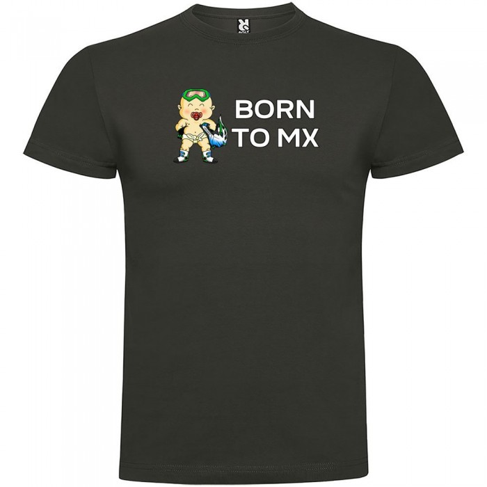 [해외]KRUSKIS Born To MX 반팔 티셔츠 9137538667 Dark Grey
