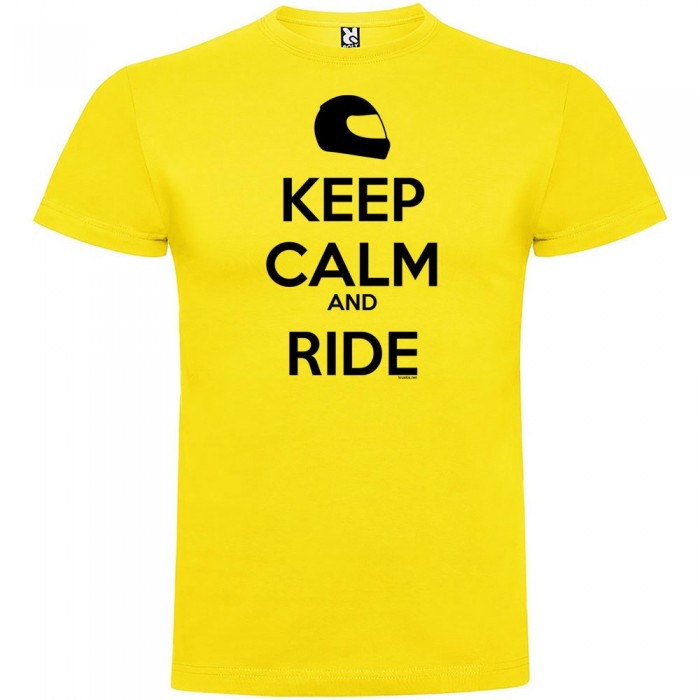 [해외]KRUSKIS Keep Calm And Ride 반팔 티셔츠 9137539109 Yellow