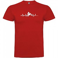 [해외]KRUSKIS Off 로드 Heartbeat 반팔 티셔츠 9137539841 Red