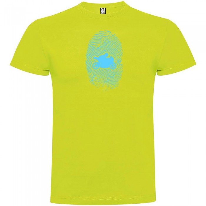 [해외]KRUSKIS Motorbiker Fingerprint 반팔 티셔츠 9137539997 Light Green