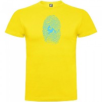 [해외]KRUSKIS 반팔 티셔츠 Off 로드 Fingerprint 9137540004 Yellow