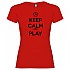 [해외]KRUSKIS Keep Calm And Play Football 반팔 티셔츠 3137539106 Red