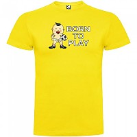 [해외]KRUSKIS Born To Play Football 반팔 티셔츠 3137538734 Yellow