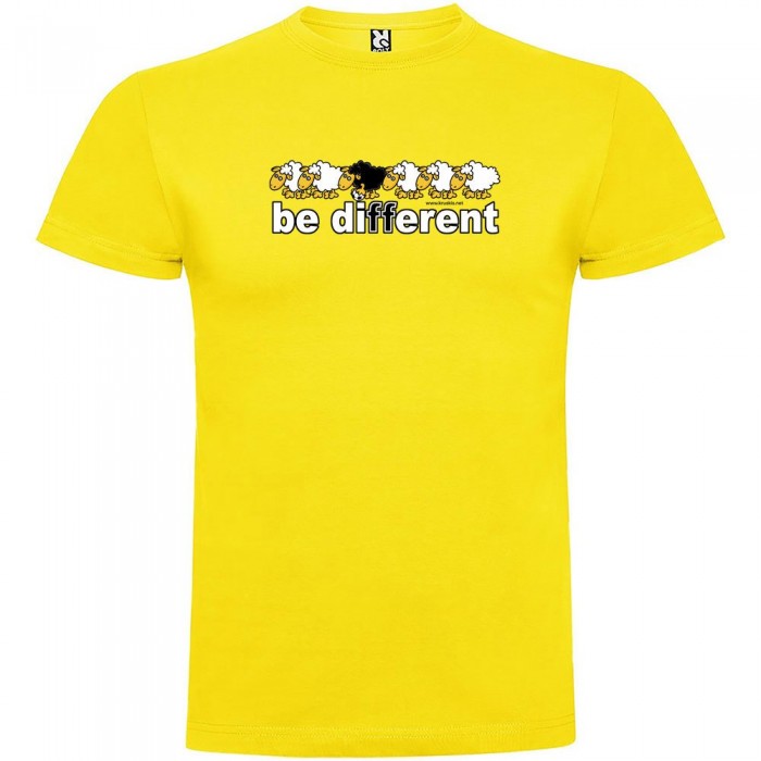[해외]KRUSKIS Be Different Football 반팔 티셔츠 3137538934 Yellow