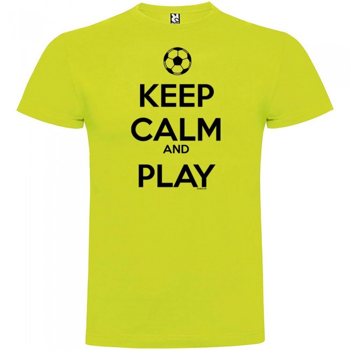 [해외]KRUSKIS Keep Calm And Play Football 반팔 티셔츠 3137539103 Light Green