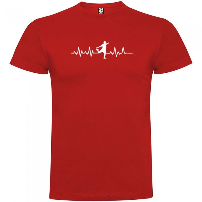 [해외]KRUSKIS Soccer Heartbeat 반팔 티셔츠 3137539801 Red