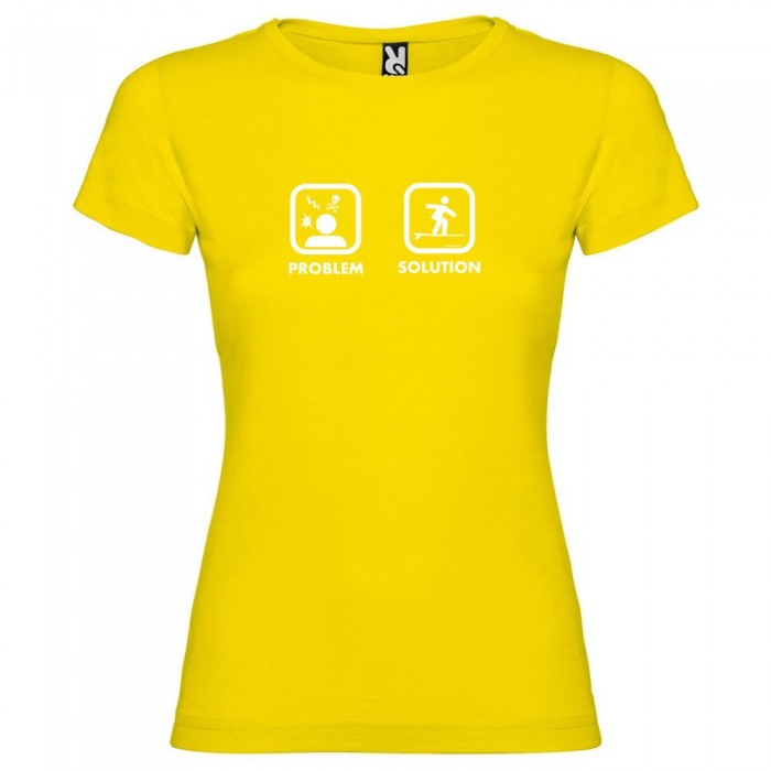 [해외]KRUSKIS 프로blem 솔루션 Surf 반팔 티셔츠 14137538204 Yellow