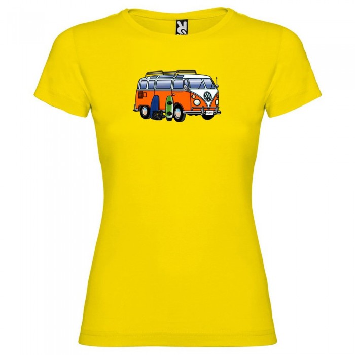[해외]KRUSKIS Hippie Van Wakeboard 반팔 티셔츠 14137538622 Yellow