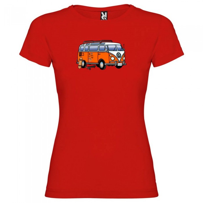 [해외]KRUSKIS Hippie Van Skate 반팔 티셔츠 14137538630 Red