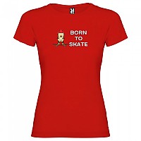 [해외]KRUSKIS Born To Skate 반팔 티셔츠 14137538650 Red