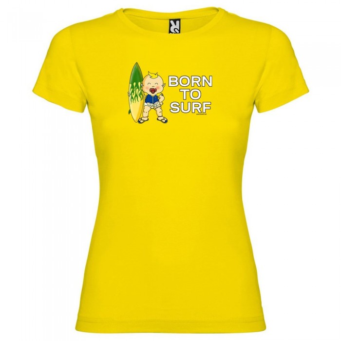 [해외]KRUSKIS Born To Surf 반팔 티셔츠 14137538822 Yellow