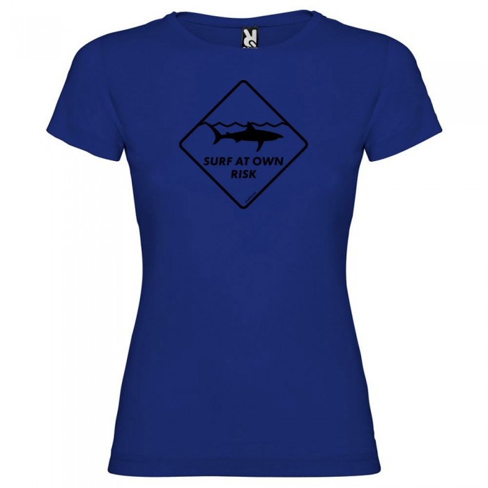 [해외]KRUSKIS Surf At Own Risk 반팔 티셔츠 14137539060 Royal Blue