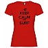 [해외]KRUSKIS Keep Calm And Surf 반팔 티셔츠 14137539141 Red