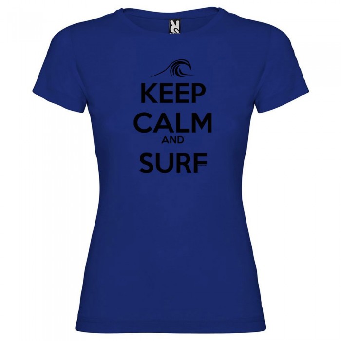 [해외]KRUSKIS 반팔 티셔츠 Keep Calm And Surf 14137539142 Royal Blue