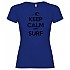 [해외]KRUSKIS Keep Calm And Surf 반팔 티셔츠 14137539142 Royal Blue
