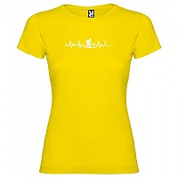 [해외]KRUSKIS Surf Heartbeat 반팔 티셔츠 14137539829 Yellow
