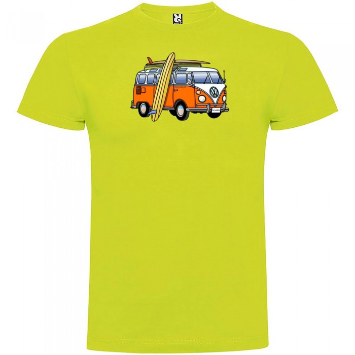 [해외]KRUSKIS Hippie Van Surf 숏 슬리브 T-shirt 반팔 티셔츠 14137538506 Light Green