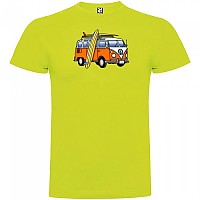 [해외]KRUSKIS Hippie Van Surf 숏 슬리브 T-shirt 반팔 티셔츠 14137538506 Light Green