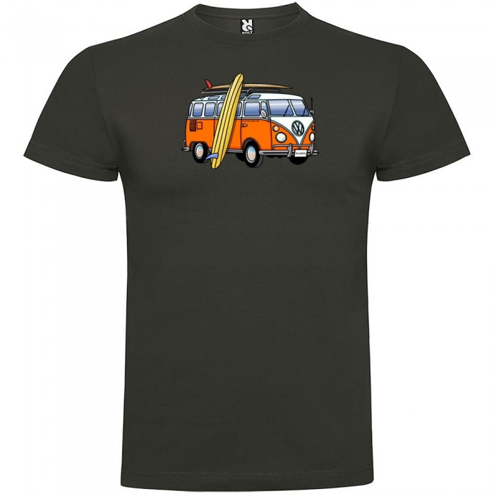 [해외]KRUSKIS Hippie Van Surf 숏 슬리브 T-shirt 반팔 티셔츠 14137538507 Dark Grey