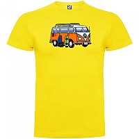 [해외]KRUSKIS Hippie Van Wakeboard Short 슬리브 T-shirt 반팔 티셔츠 14137538614 Yellow