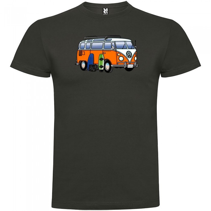 [해외]KRUSKIS Hippie Van Wakeboard 숏 슬리브 T-shirt 반팔 티셔츠 14137538617 Dark Grey