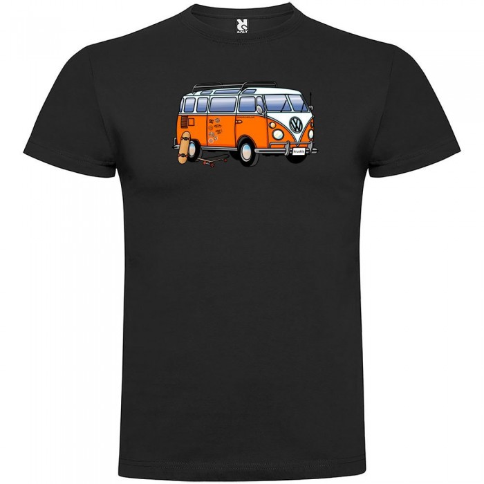 [해외]KRUSKIS 반팔 티셔츠 Hippie Van Skate 숏 슬리브 T-shirt 14137538625 Black