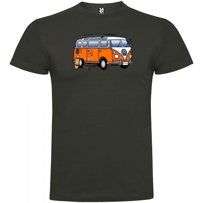[해외]KRUSKIS Hippie Van Skate 숏 슬리브 T-shirt 반팔 티셔츠 14137538627 Dark Grey